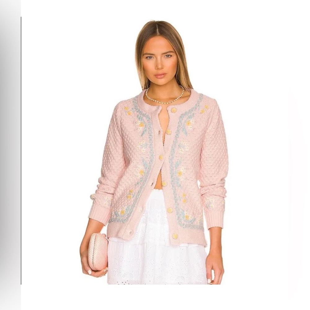 Love Shack Fancy Naj Cardigan - Picture 2 of 6